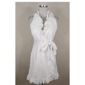 Lilly Pulitzer White Ruffle Midi Dress